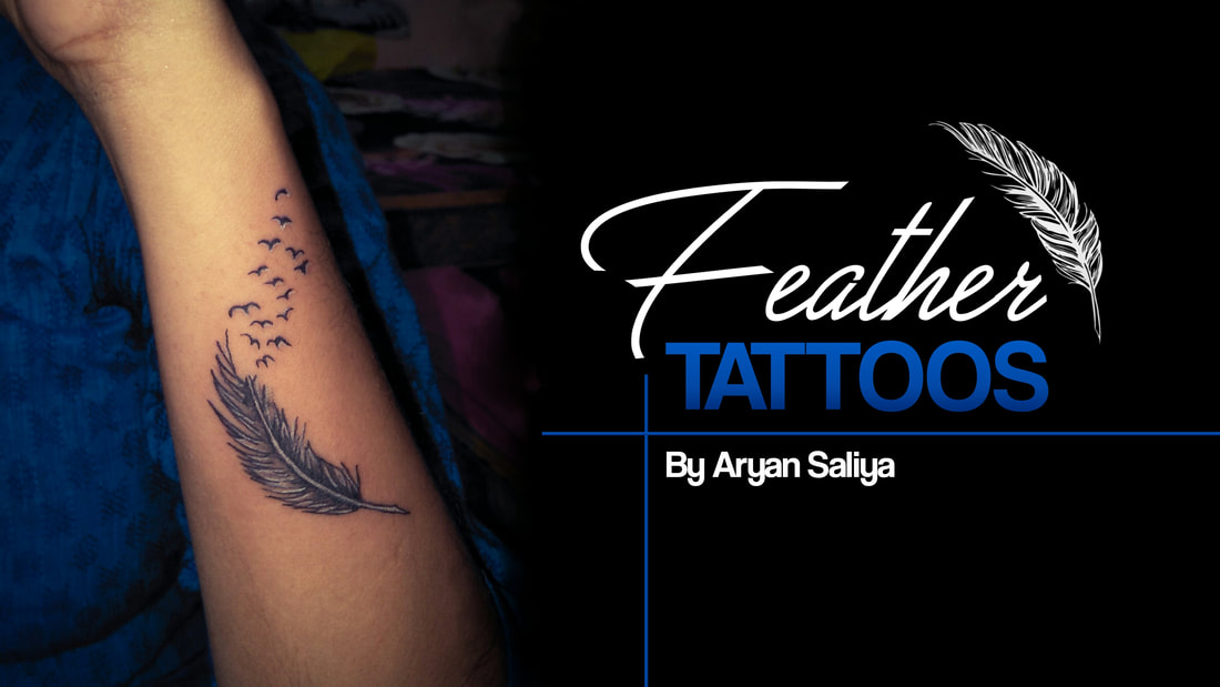 Feather Tattoo by Aryan Saliya | Arya Tattoo Mumbai, Feather Tattoo For Girls, Best Tattoo Boys and Girls, Peackok Feather Tattoo, Birds Tattoo, Birds Feather Tattoo, Cute Feather Tattoo, Ankle Tattoo, Leg Tattoo For Girls, Pankh Tattoo, Feather Cover Up Tattoo, Name Cover Up Tattoo, Tattoo Designs, Best Tattoo Design, Best Tattoo Artist In Mumbai, Tattoo In Mumbai, Best Tattoo Artist In India, Mumbai Tattoo